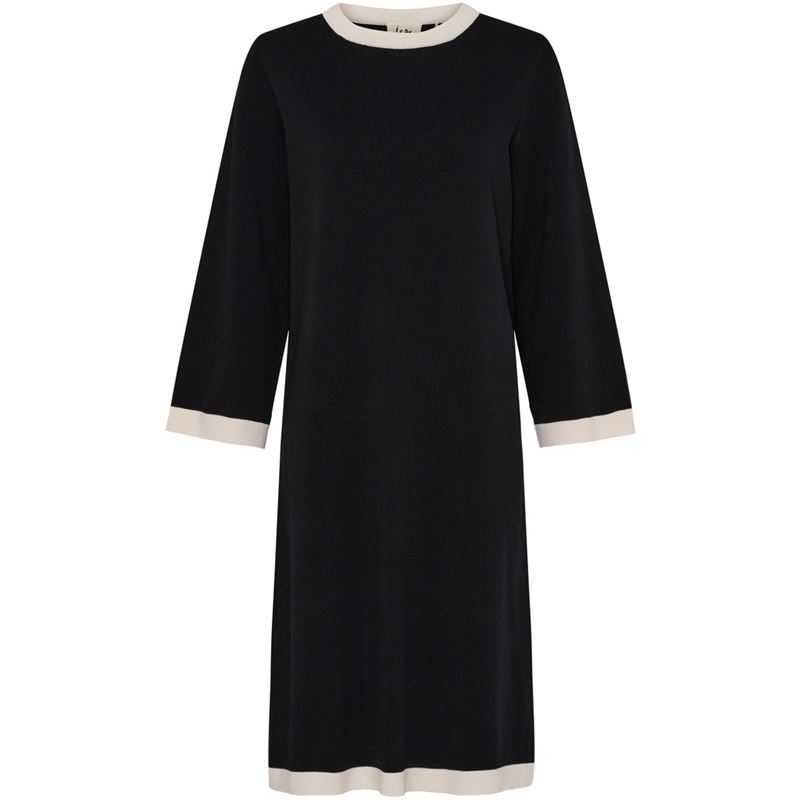 Klänningar - Jena knit dress – Black/cream